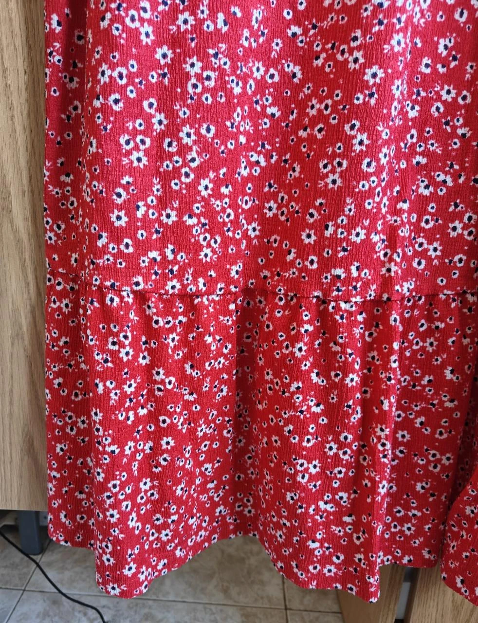 Vestido largo con patrón floral – photo 2